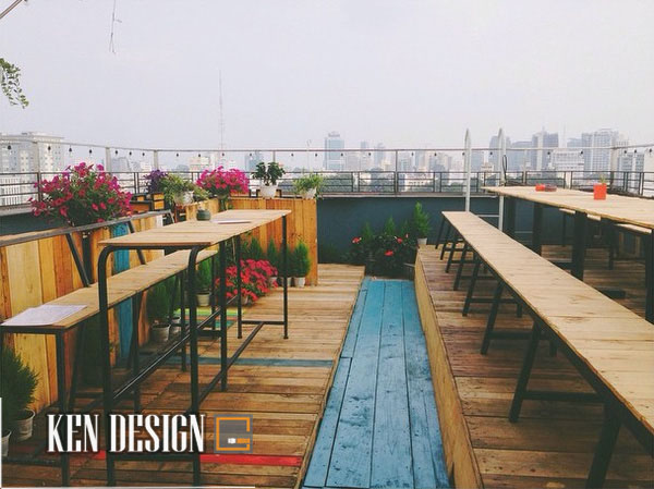 Thiết kế quán cafe view đẹp Sài Gòn
